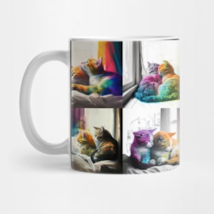 Window lovers, cute cats! Mug